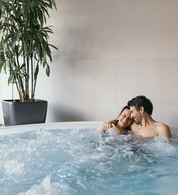 Couple in the whirlpool
