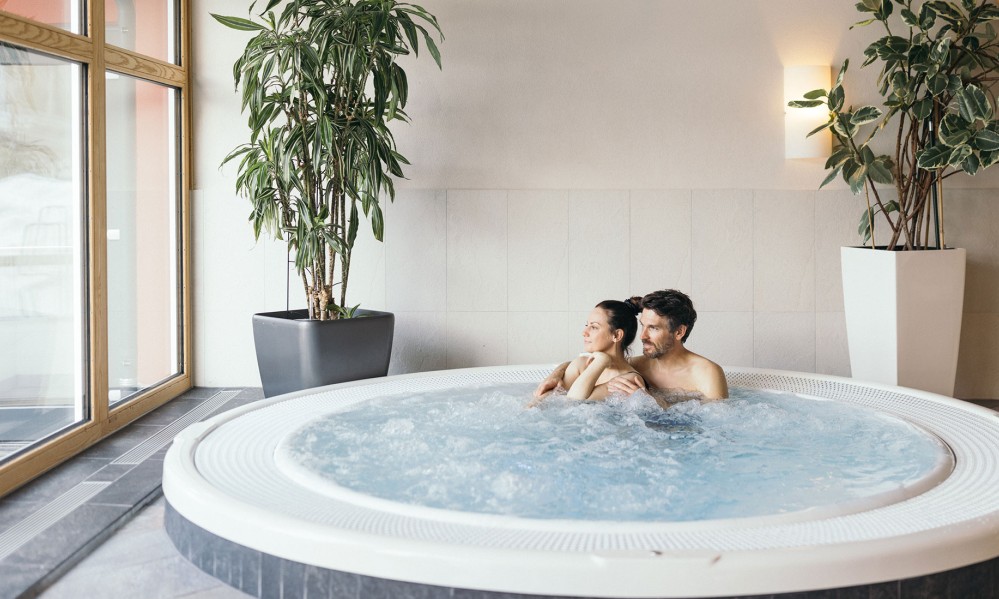 couple in the whirlpool